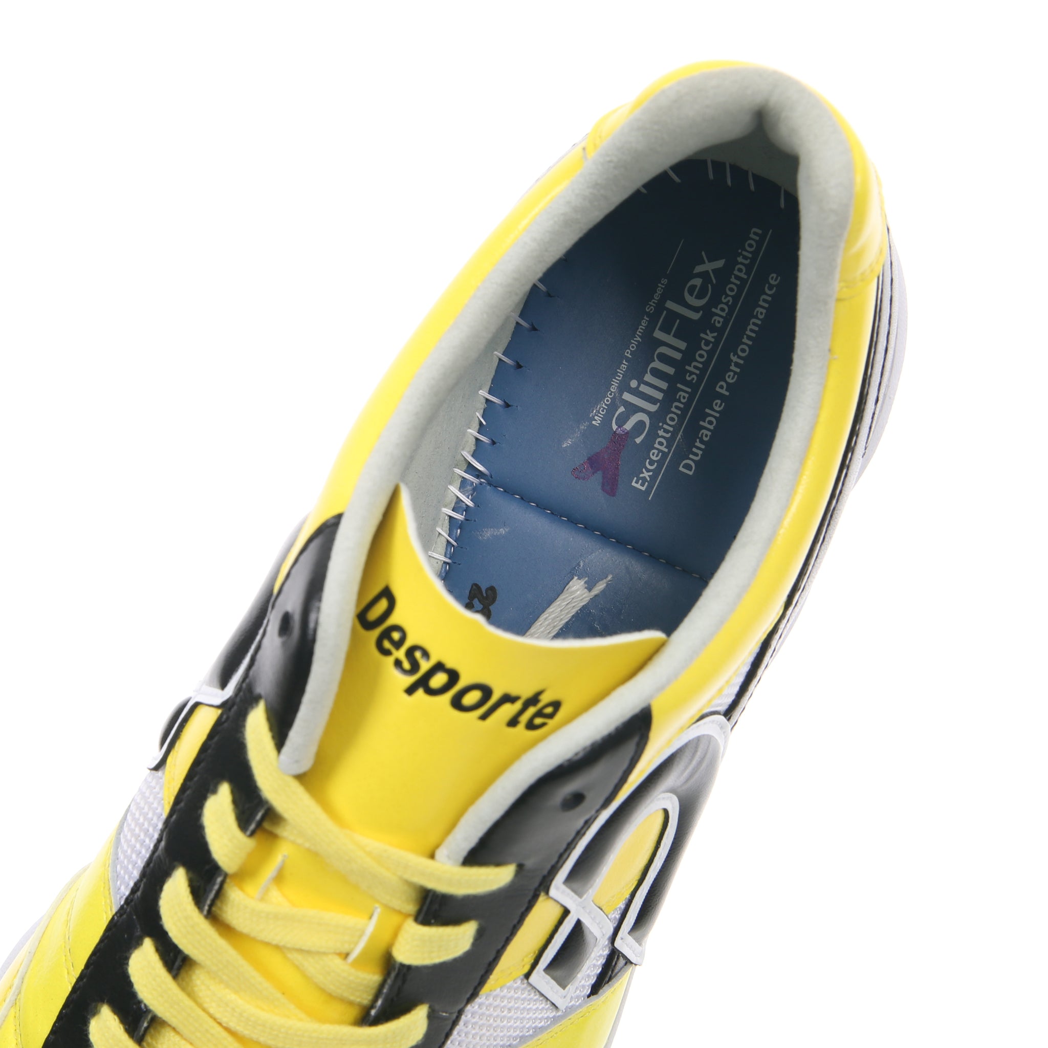 Desporte Sao Luis KI4 black yellow futsal shoe SlimFlex memory foam cushioning