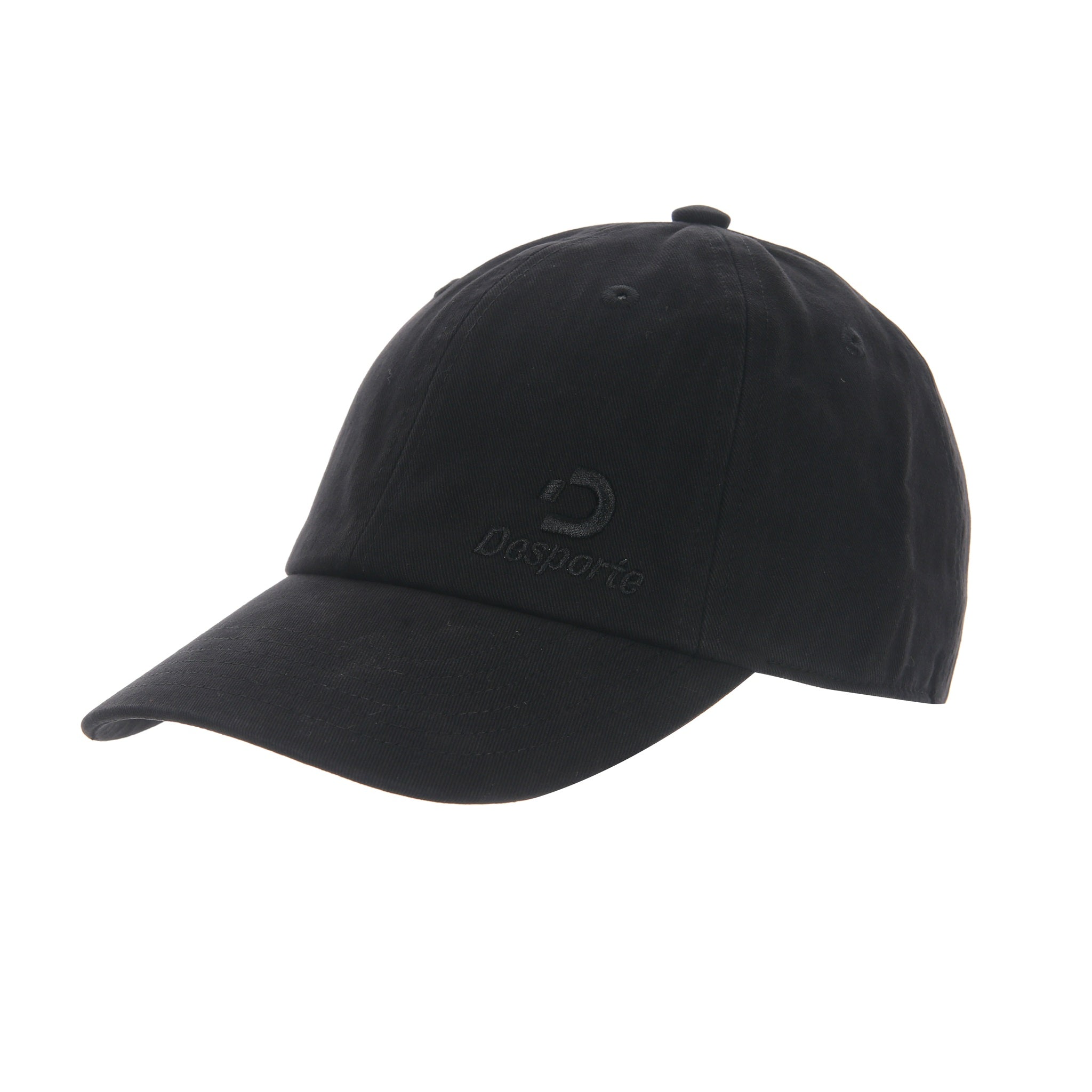 Desporte black cotton cap DSP-PC05 embroidered logo