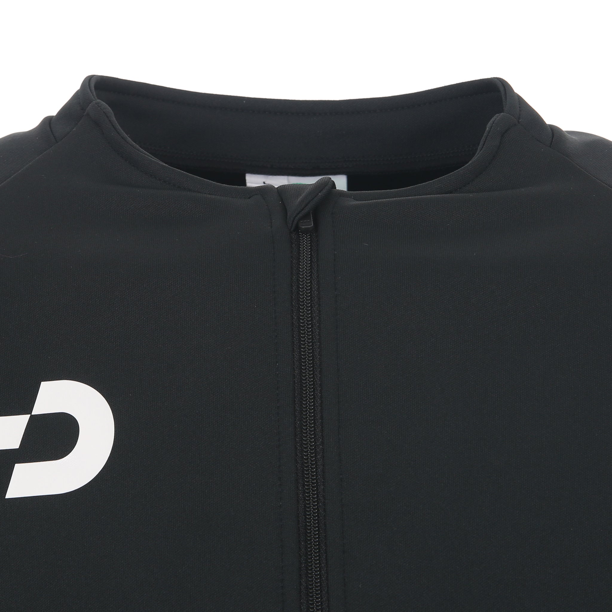 Desporte black half zip track jacket DSP-CJ19SLF zipper