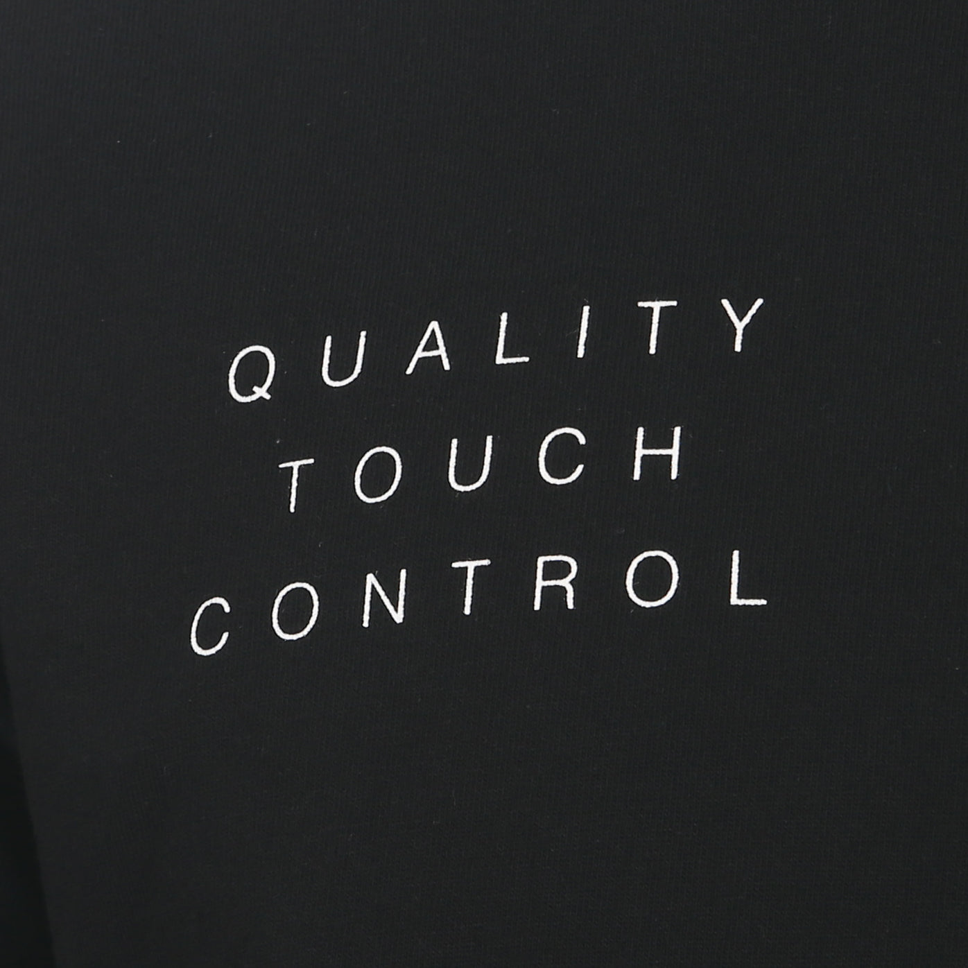 Desporte black long sleeve cotton t-shirt DSP-T55L brand slogan print