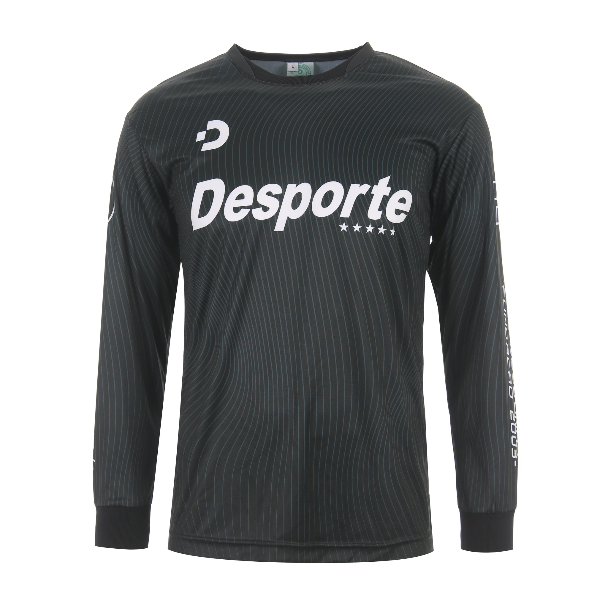 Desporte black long sleeve practice shirt DSP-BPS-36L