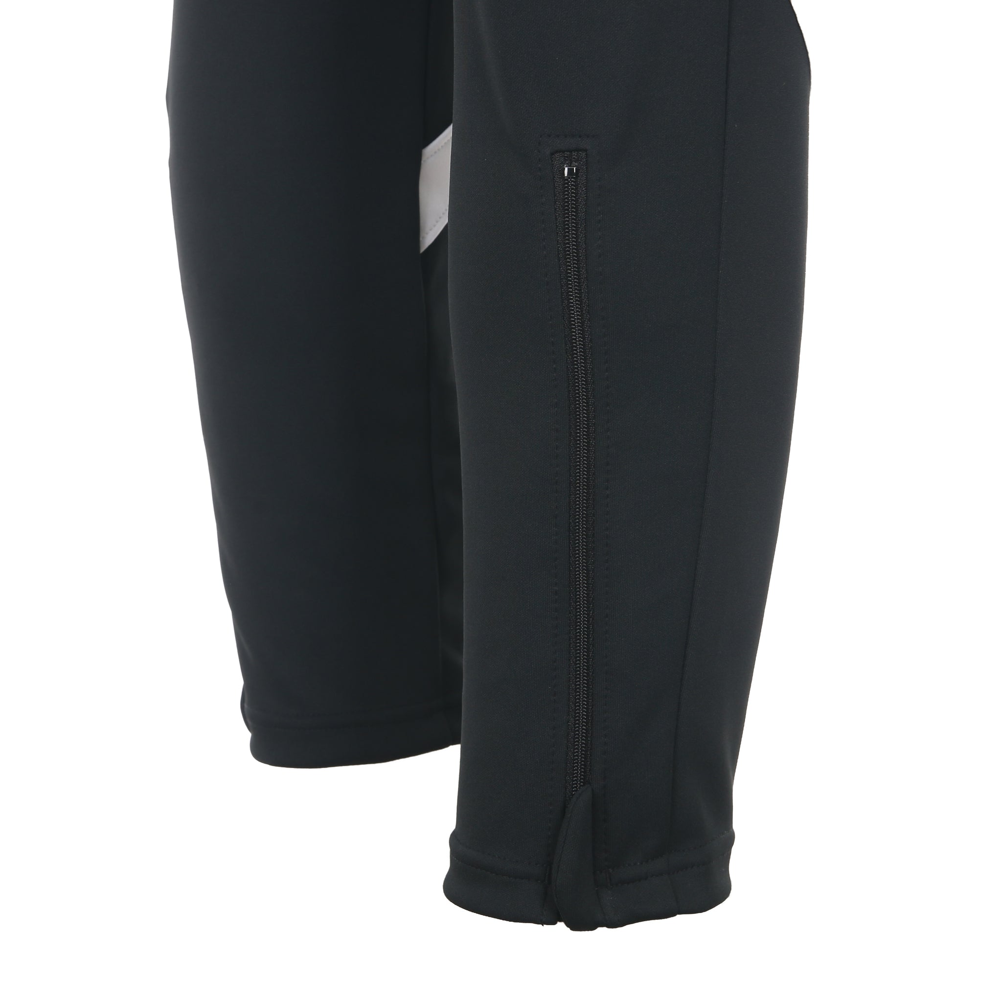 Desporte black track pants DSP-CP19SLF zippered lower legs