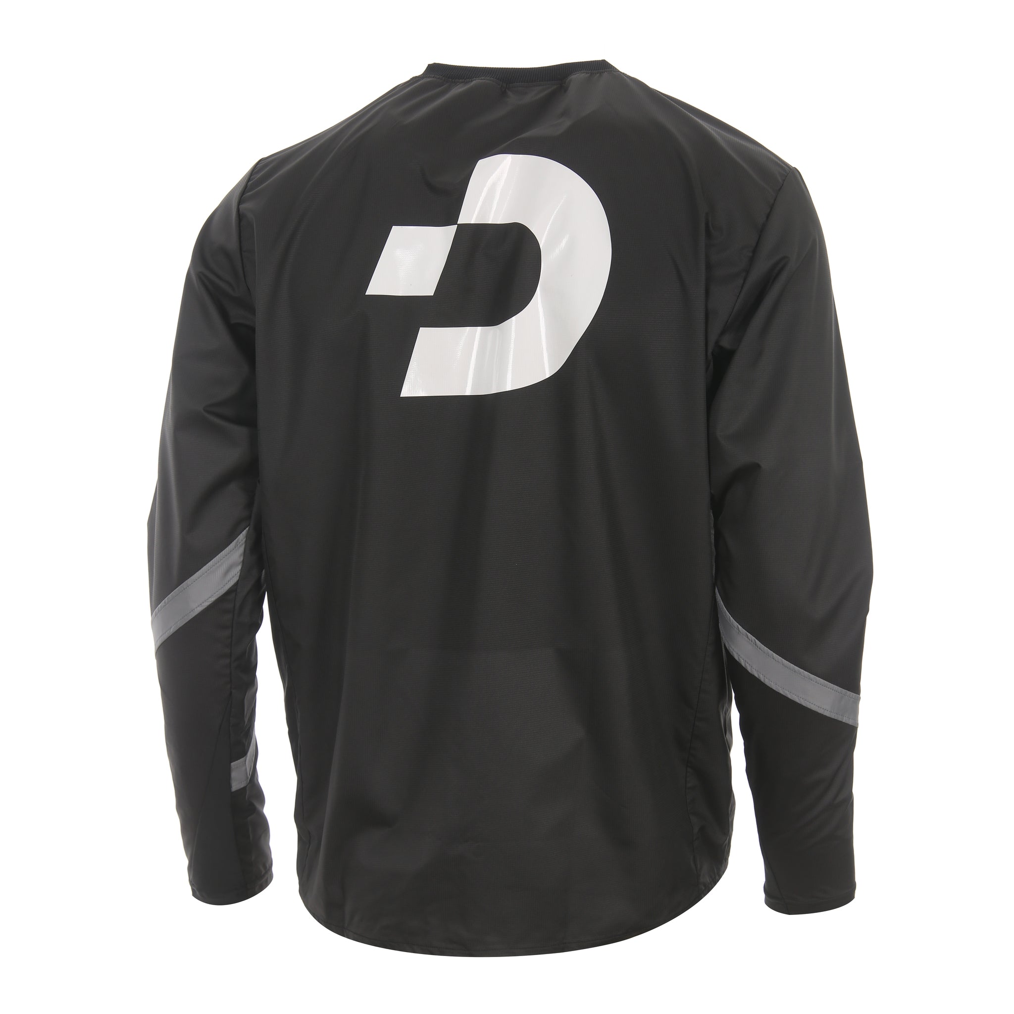 Desporte black windbreaker shirt DSP-PJ28SL back view