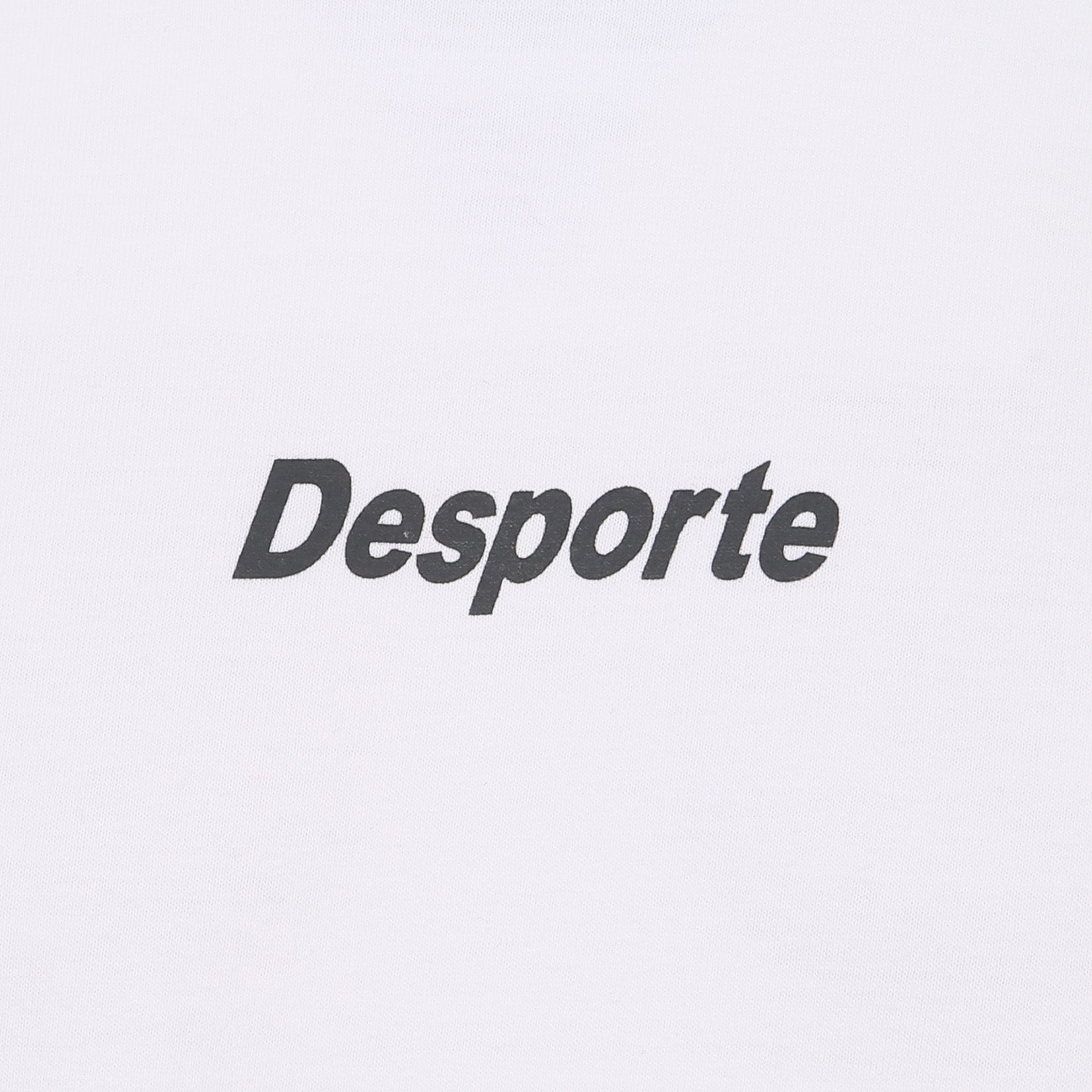 Desporte white long sleeve cotton t-shirt DSP-T50L chest logo