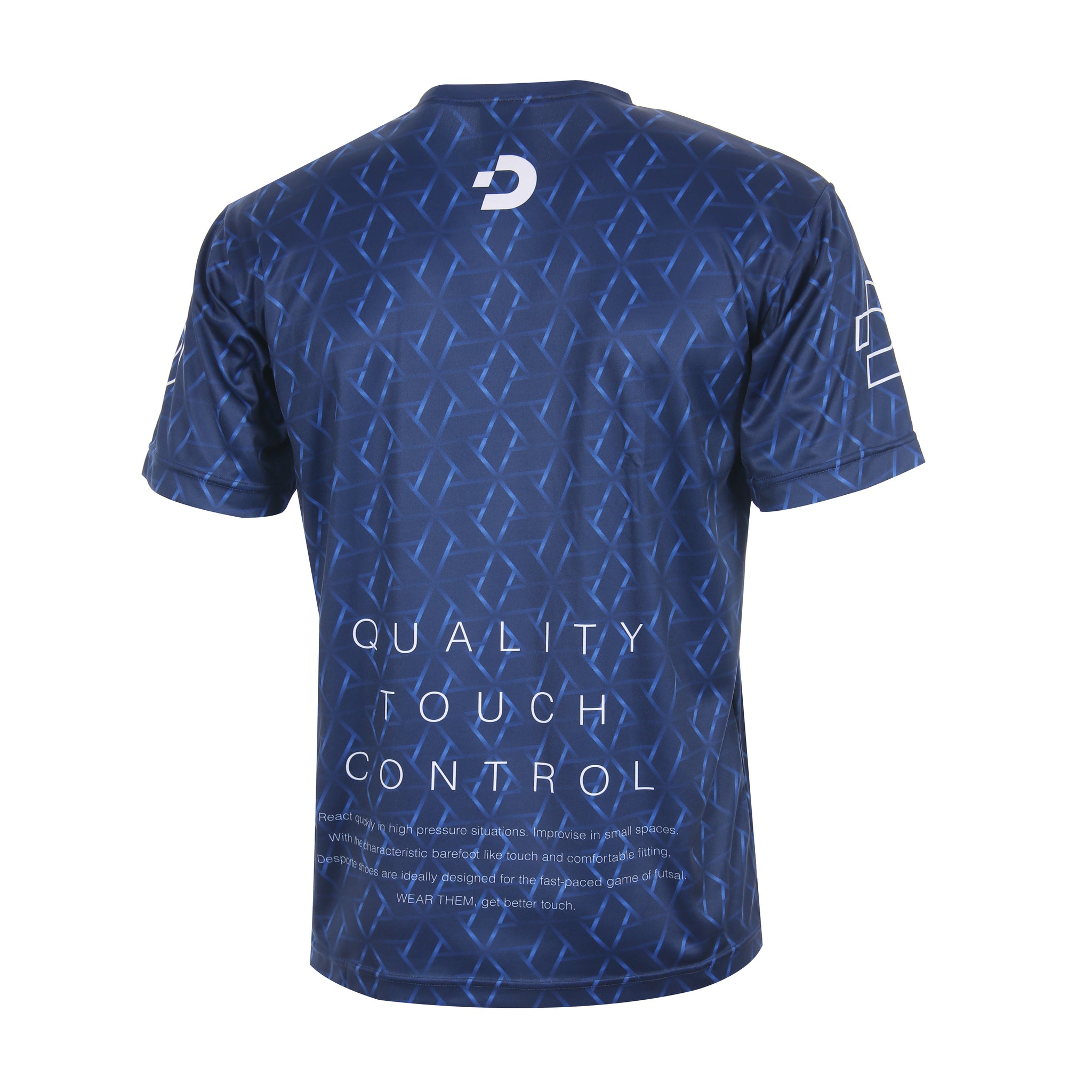 Desporte navy futsal practice shirt DSP-BPS-38 back view
