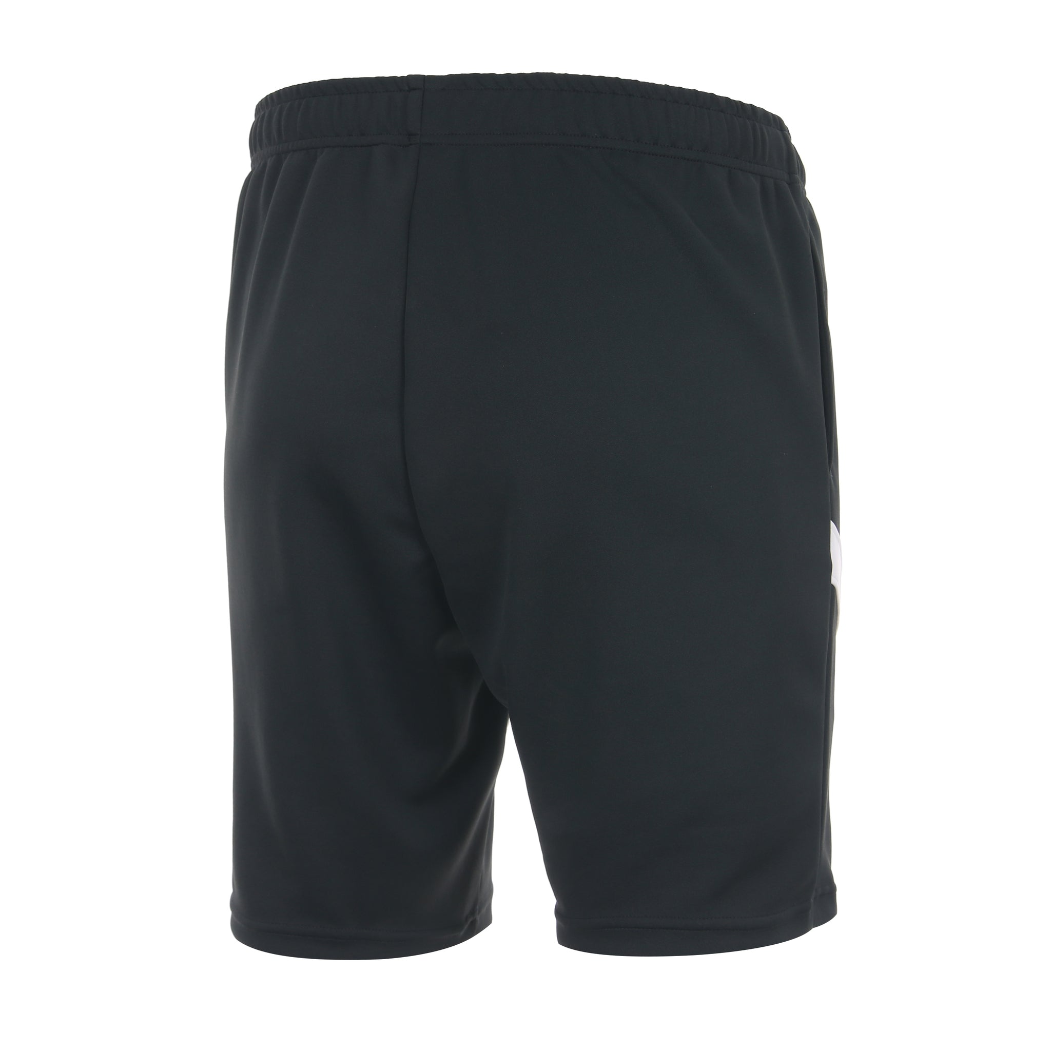 Desporte black track shorts with white stripes DSP-CHP19SLF back view