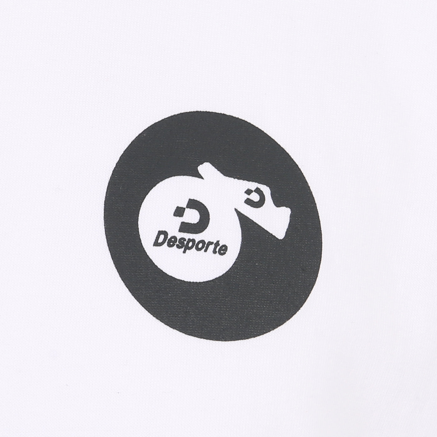 Desporte white cotton t-shirt DSP-T54 logo
