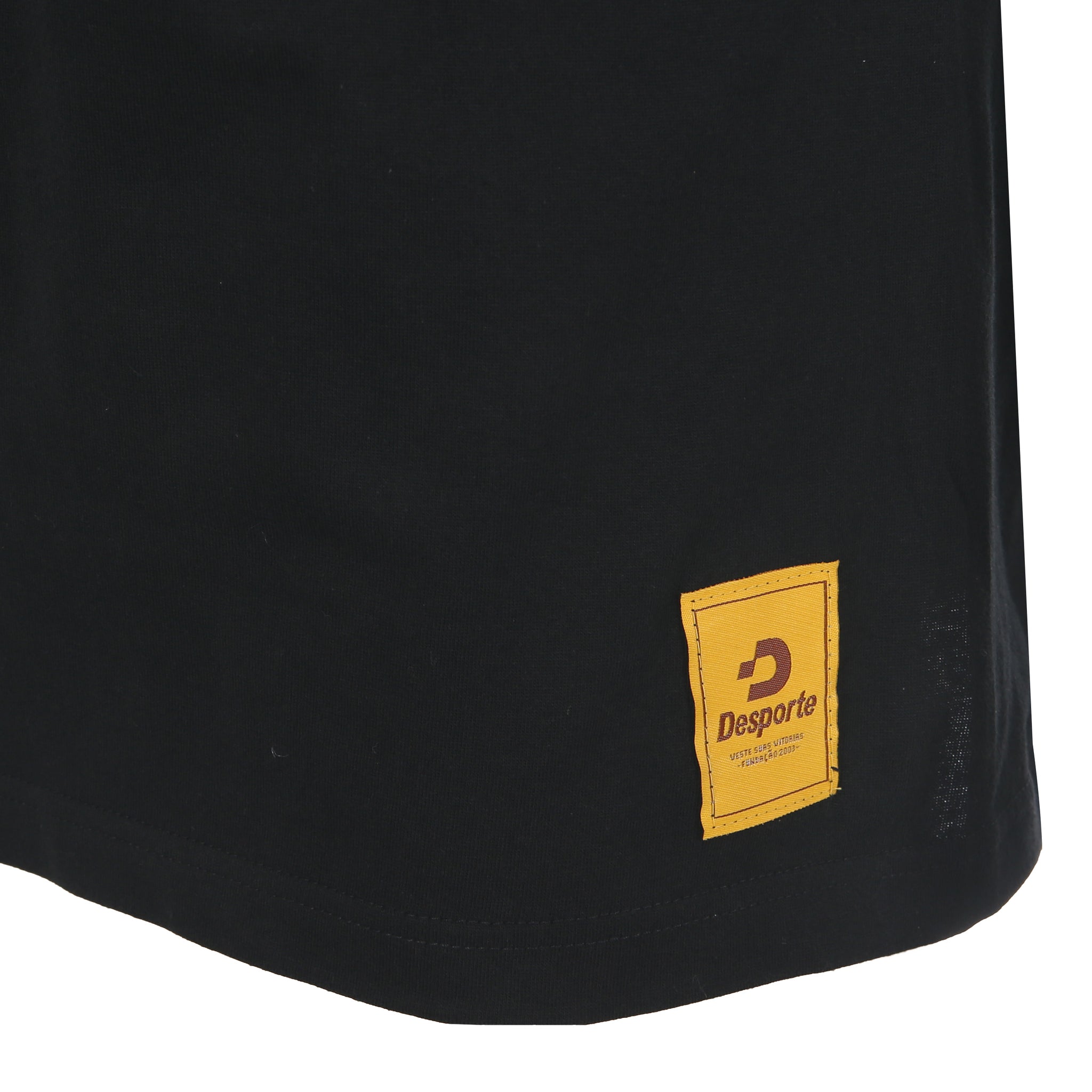 Desporte black cotton t-shirt DSP-T54 logo tag