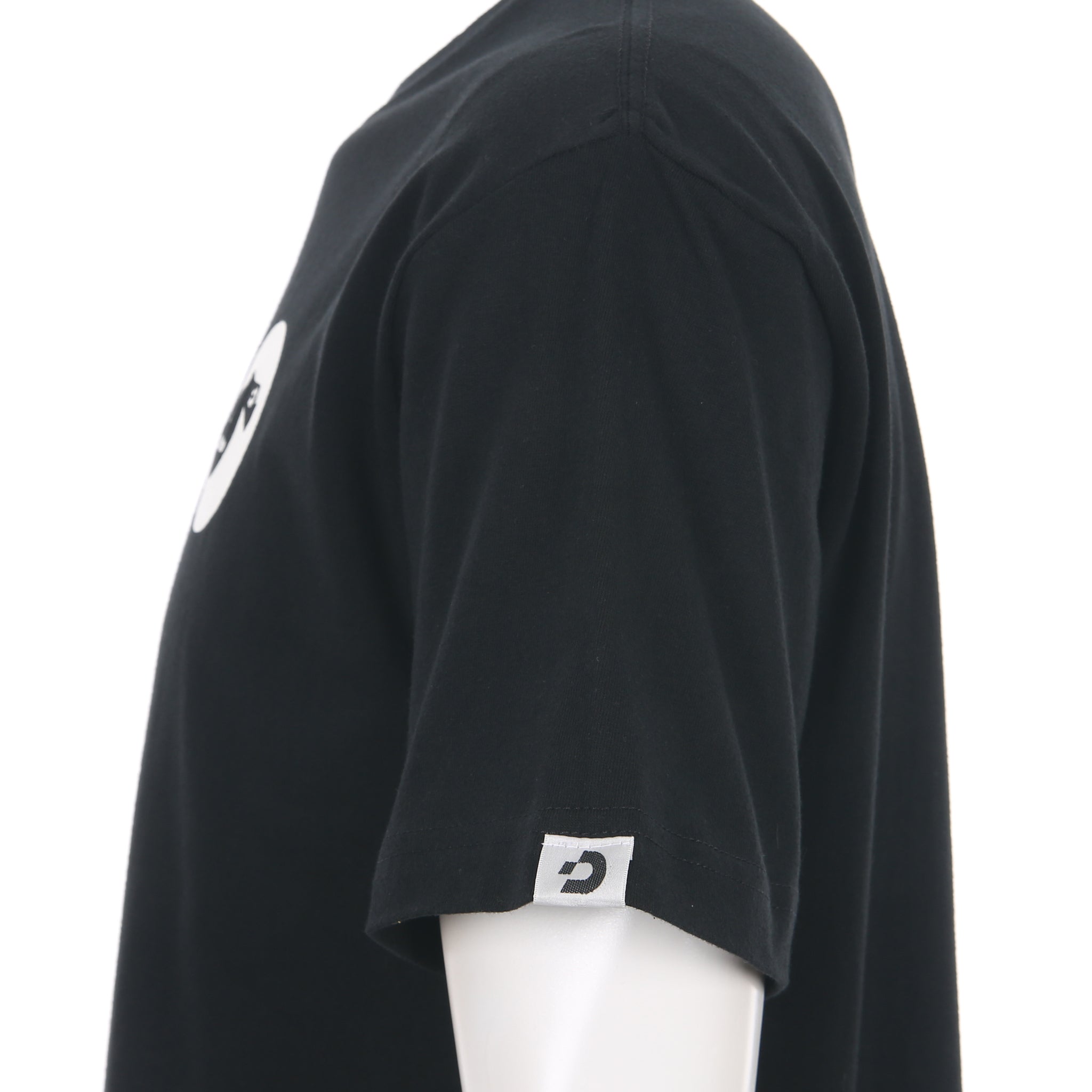 Desporte black cotton t-shirt DSP-T54 side view