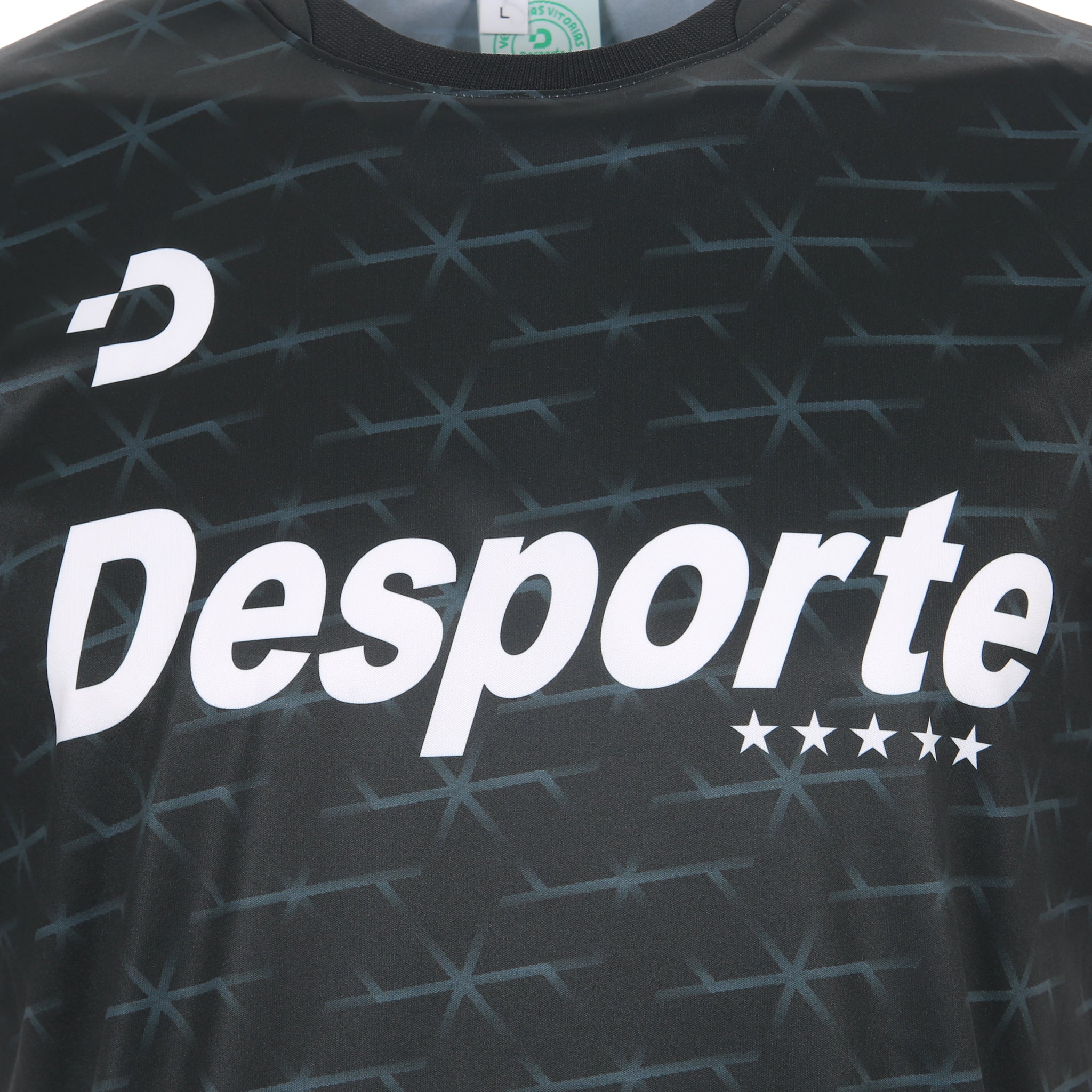 Desporte black futsal practice shirt DSP-BPS-38 chest logo