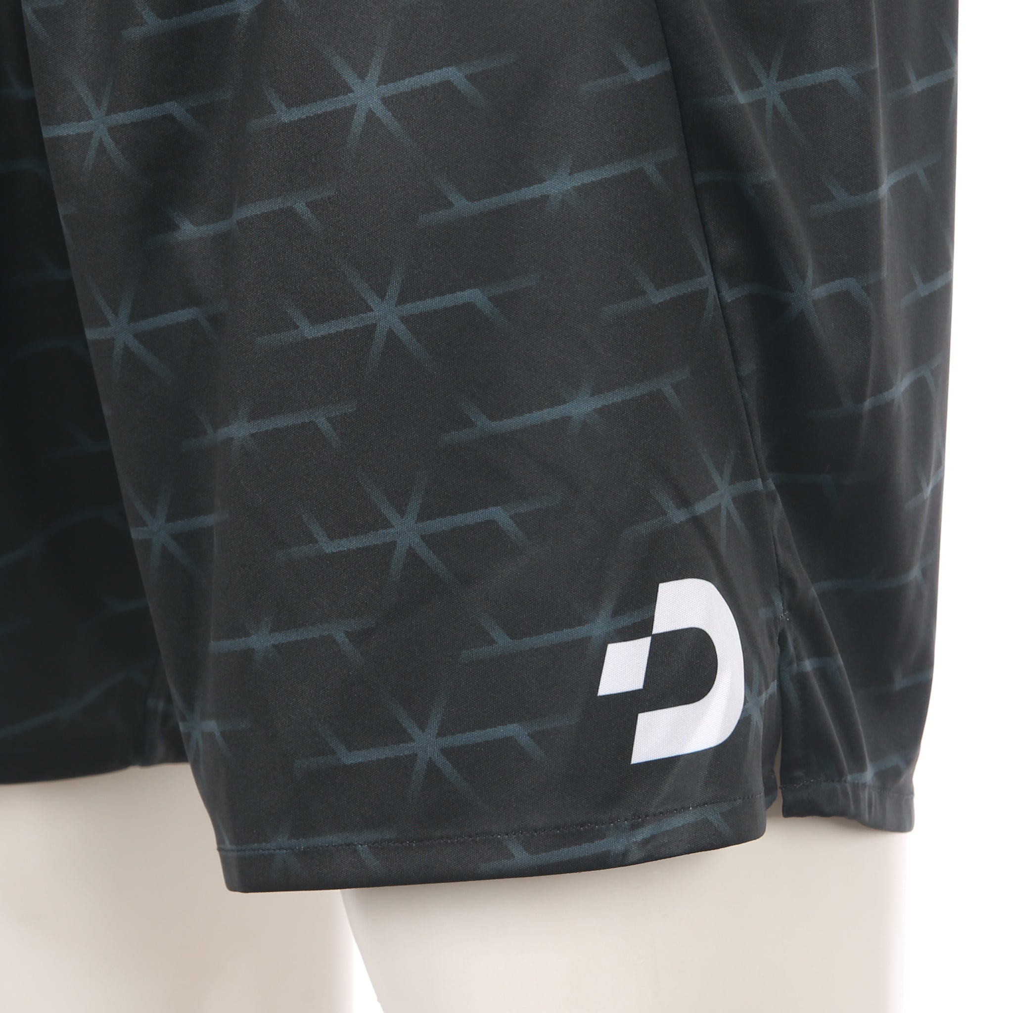 Desporte black futsal practice shorts DSP-BPSP-38 front logo