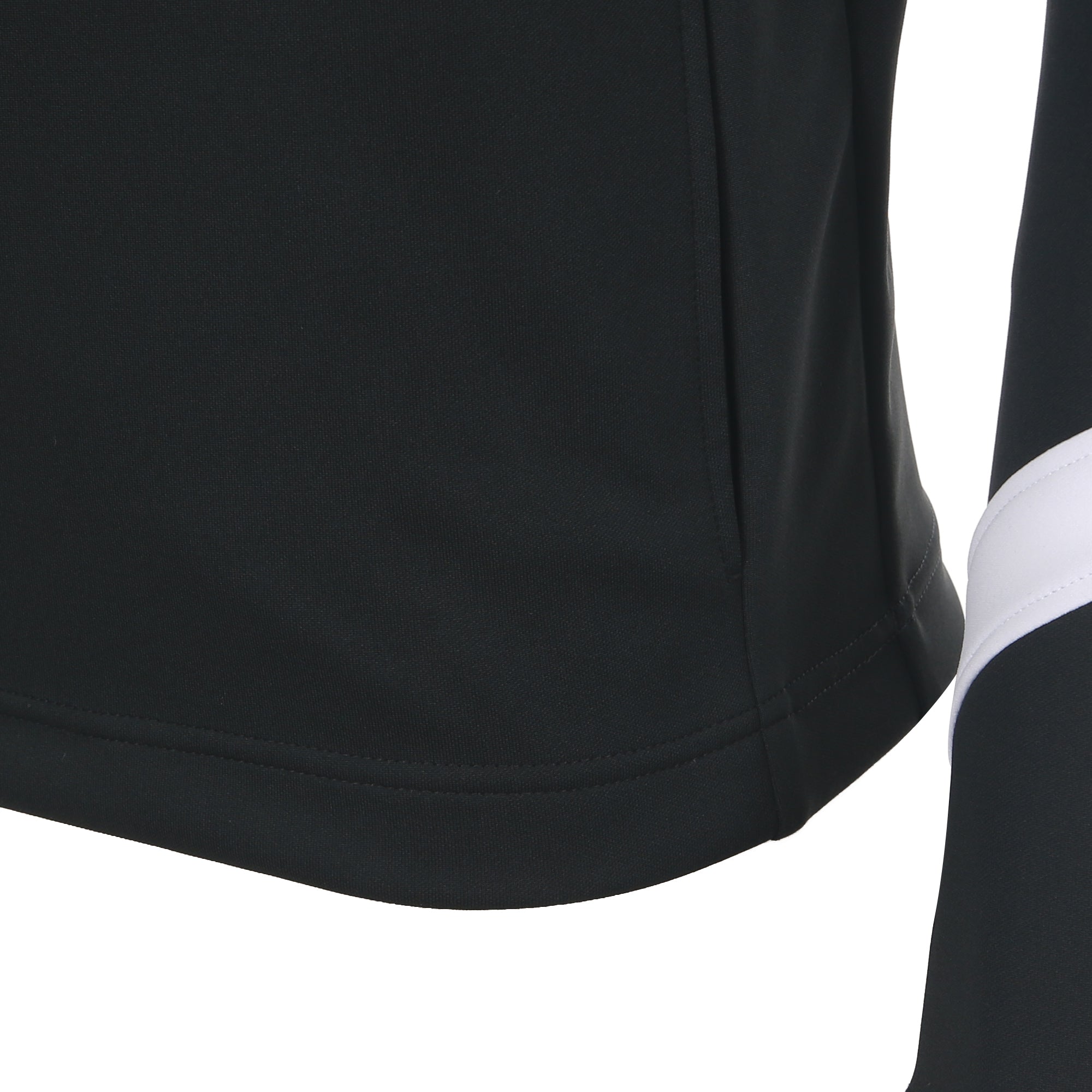 Desporte black half zip track jacket DSP-CJ19SLF left seam pocket