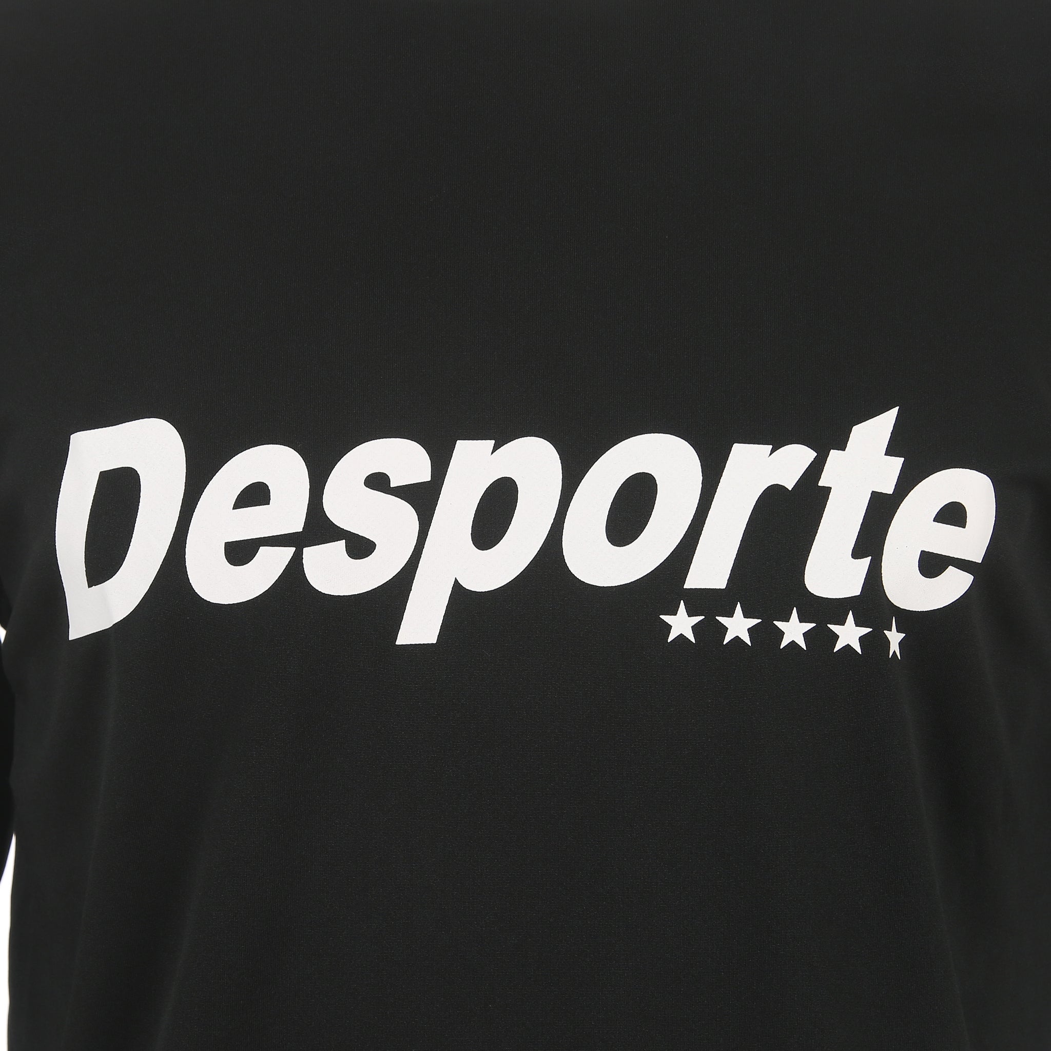 Desporte black long sleeve dry shirt DSP-DT-04L chest logo