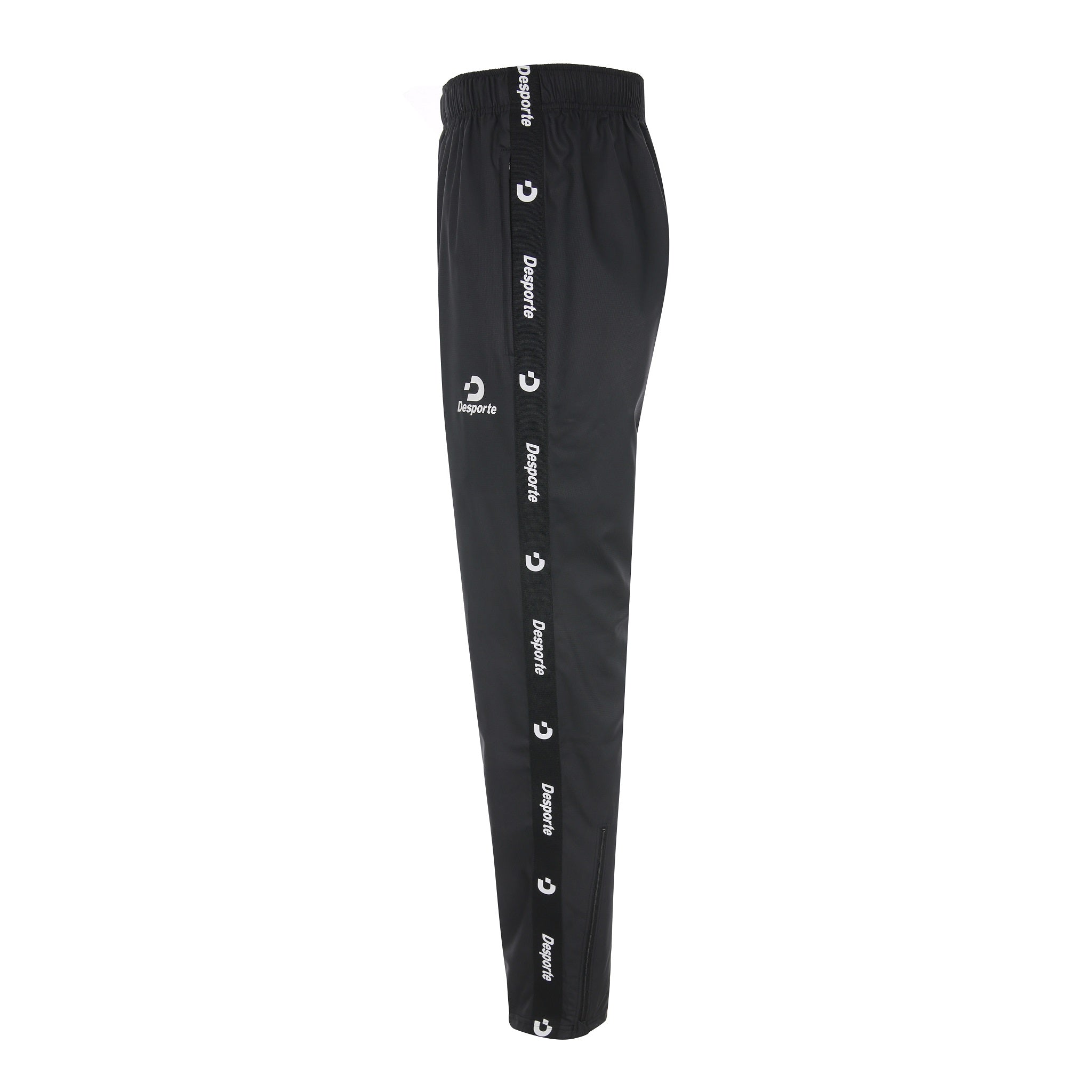 Desporte black windbreaker pants DSP-PP27SSL side view