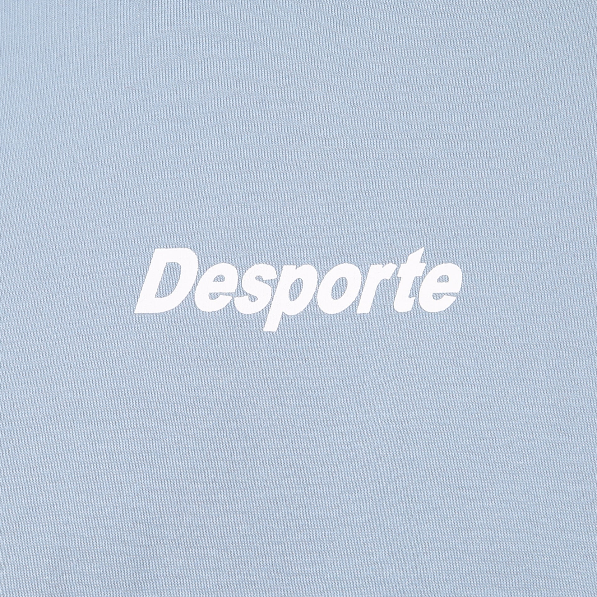 Desporte acid blue 100% cotton t-shirt DSP-T49 small print logo on the chest