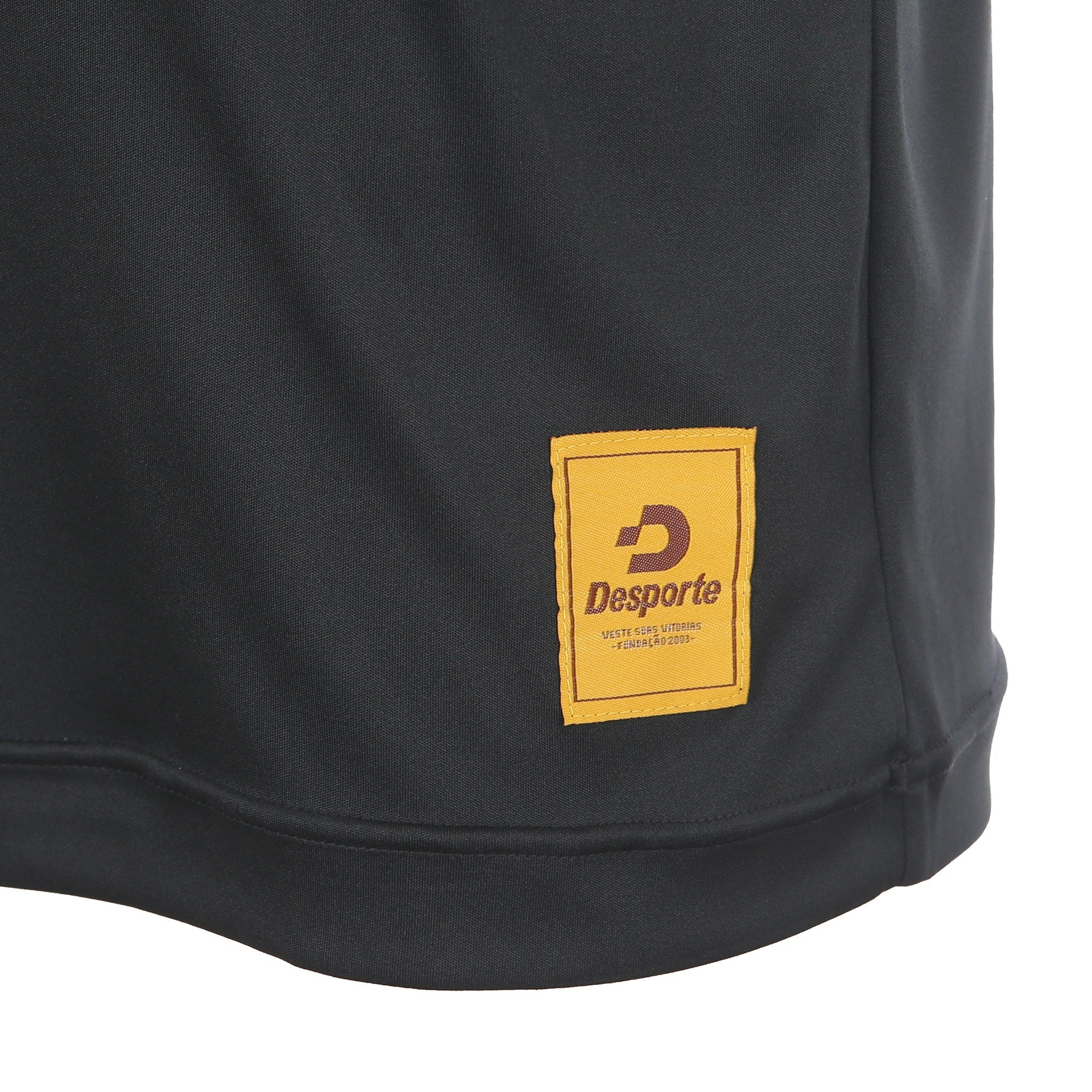 Desporte black futsal practice shirt DSP-BPS-34 logo tag
