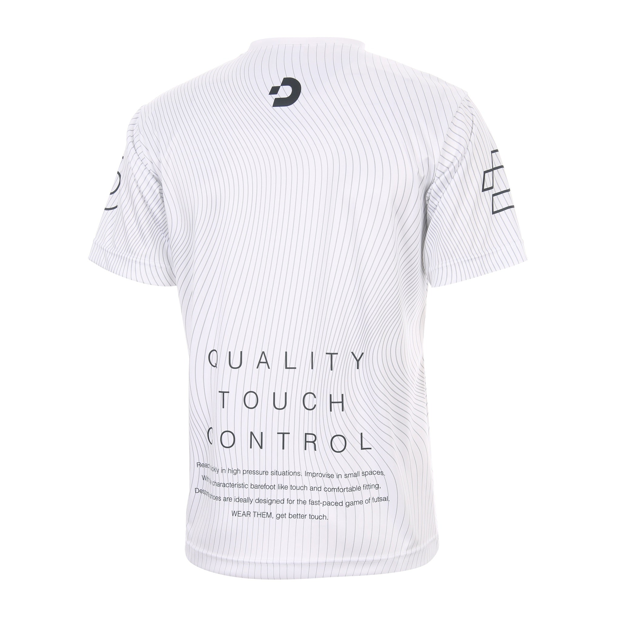 Desporte white futsal practice shirt DSP-BPS-35 back view