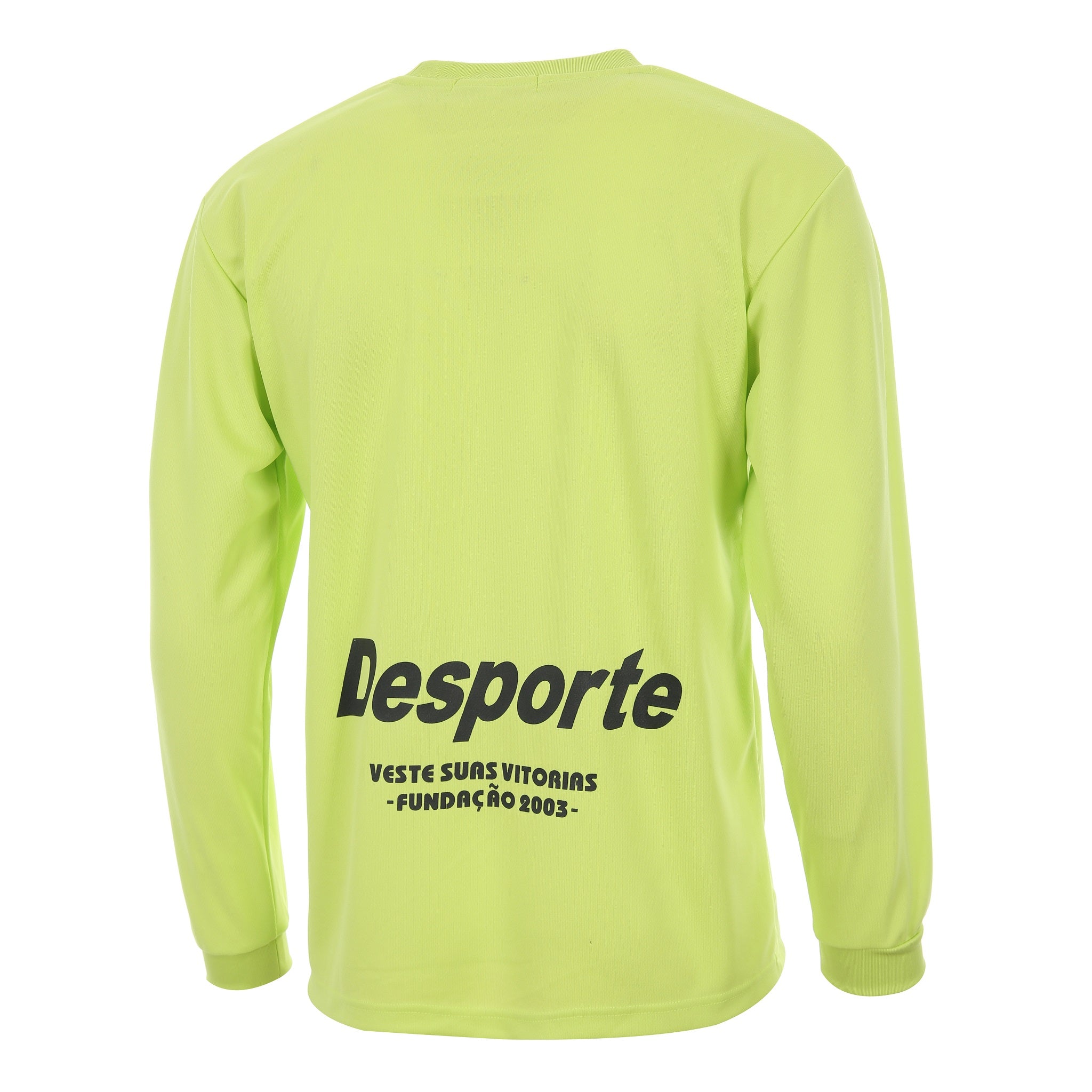 Desporte long sleeve dry shirt DSP-T51L-Light Green back view