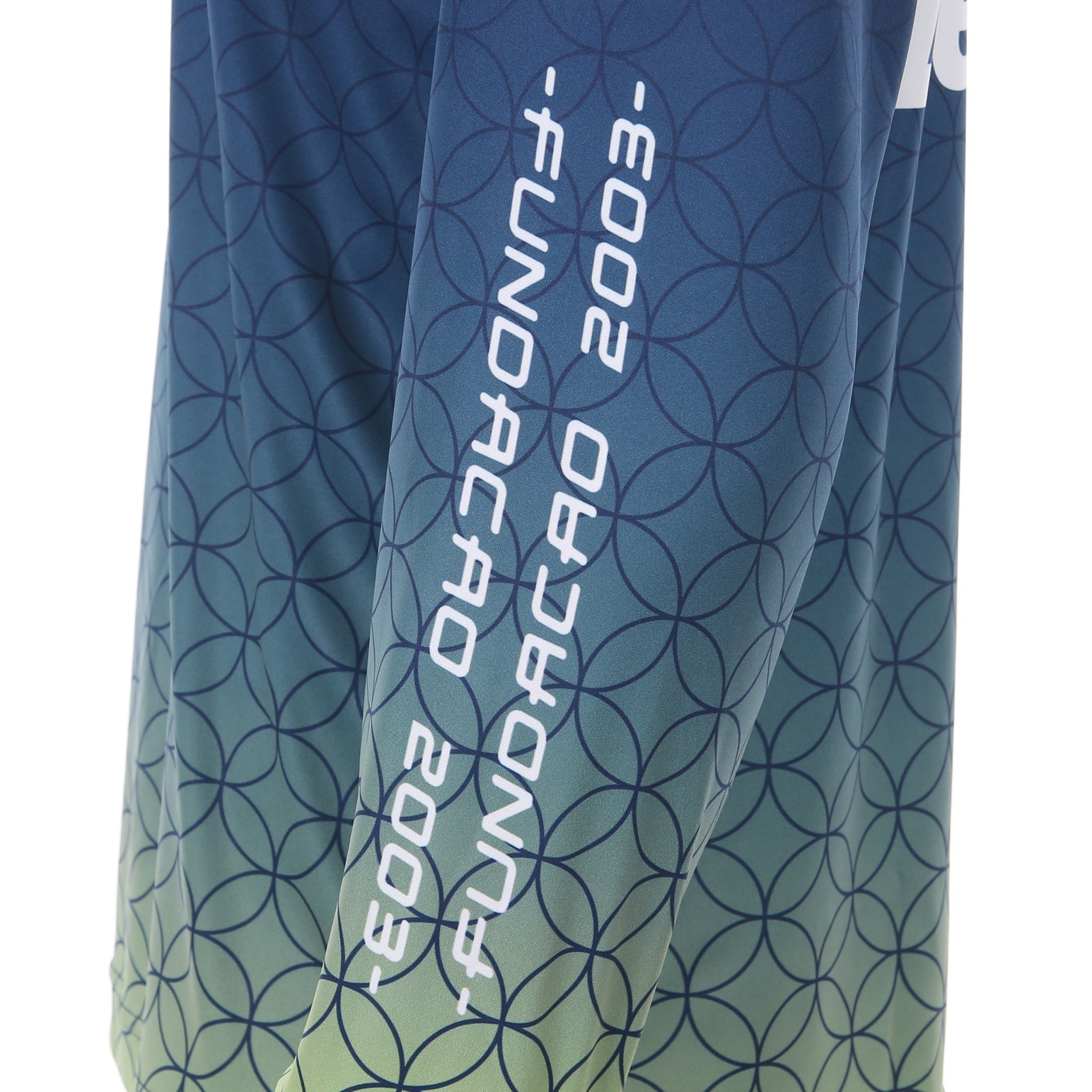 Desporte navy lime quick-dry long sleeve practice shirt DSP-BPS-33L for futsal and soccer sleeve logo