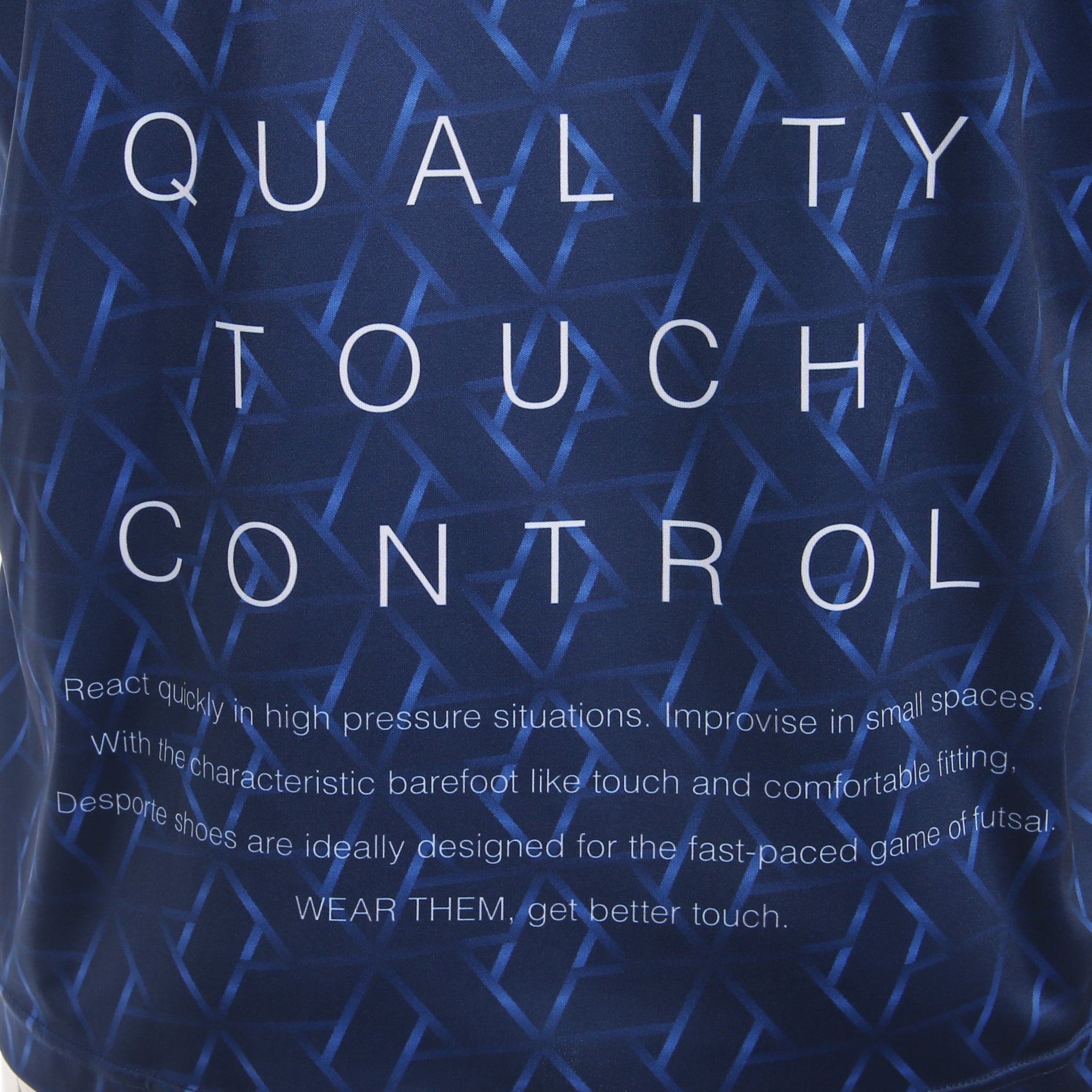 Desporte navy futsal practice shirt DSP-BPS-38 brand slogan logo