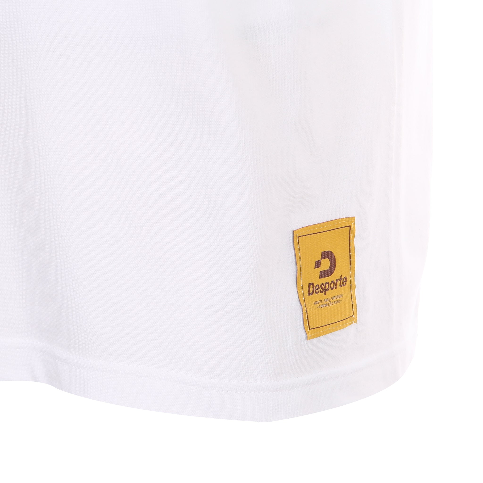 Desporte white cotton t-shirt DSP-T54 logo tag