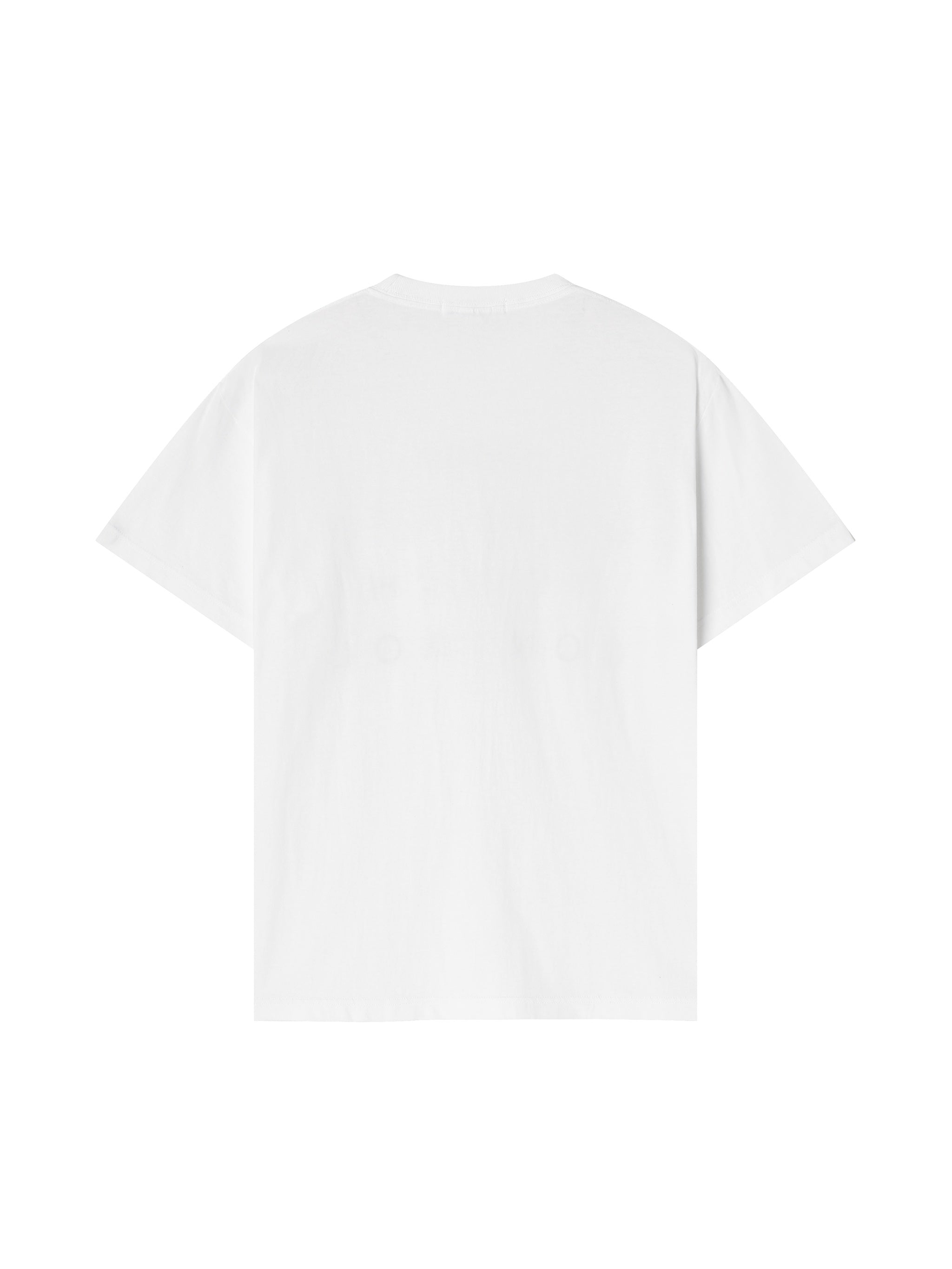Desporte white cotton t-shirt DSP-T56 back view