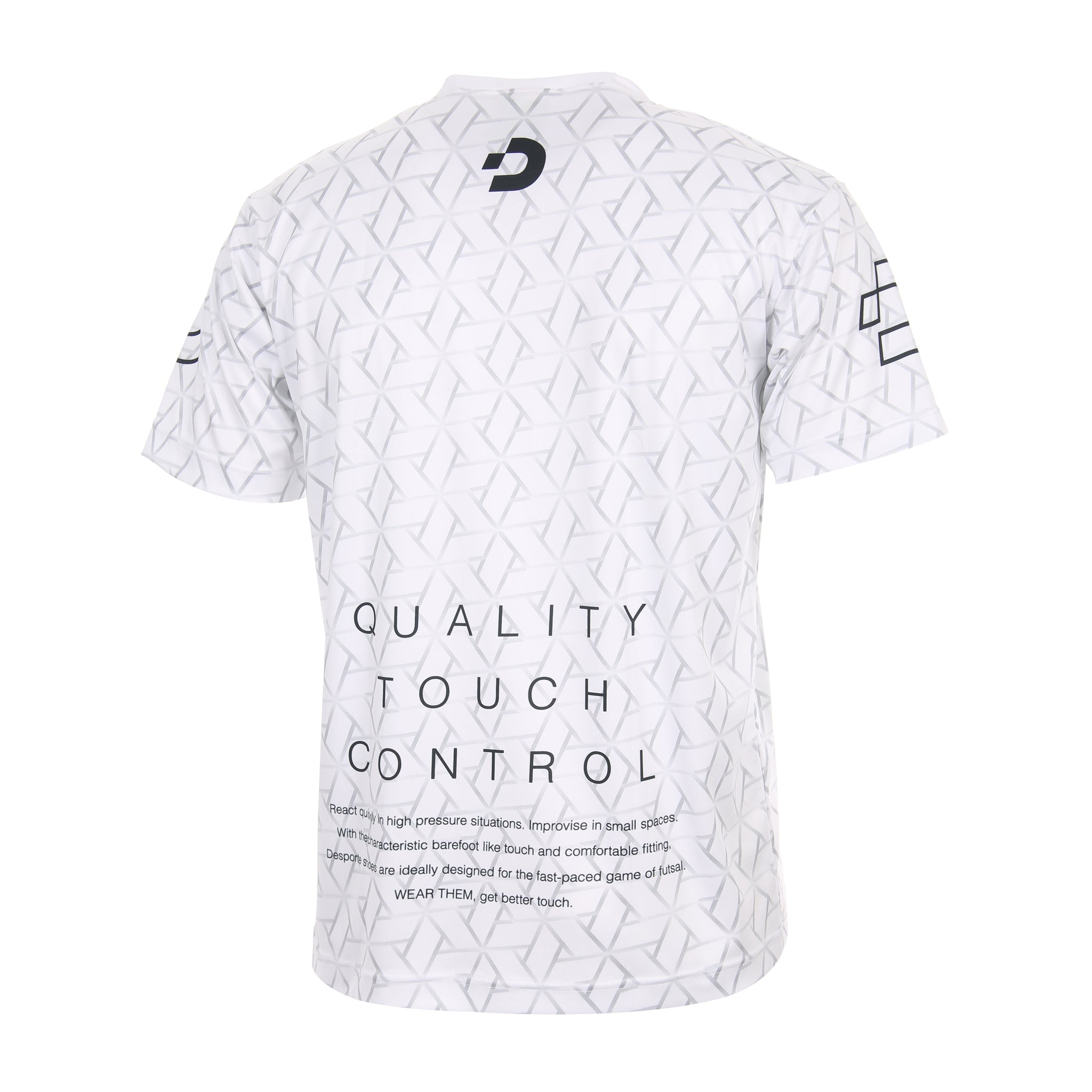 Desporte white futsal practice shirt DSP-BPS-38 back view