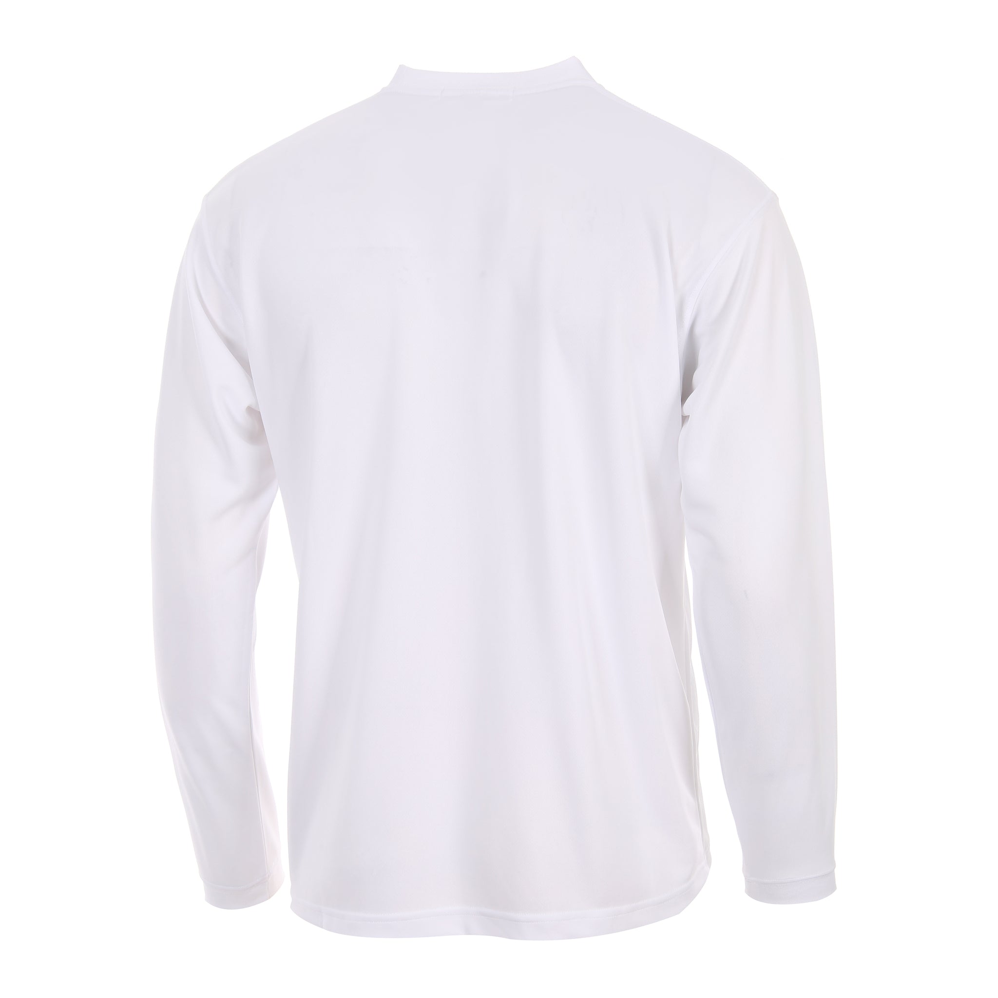 Desporte white long sleeve dry shirt DSP-DT-04L back view