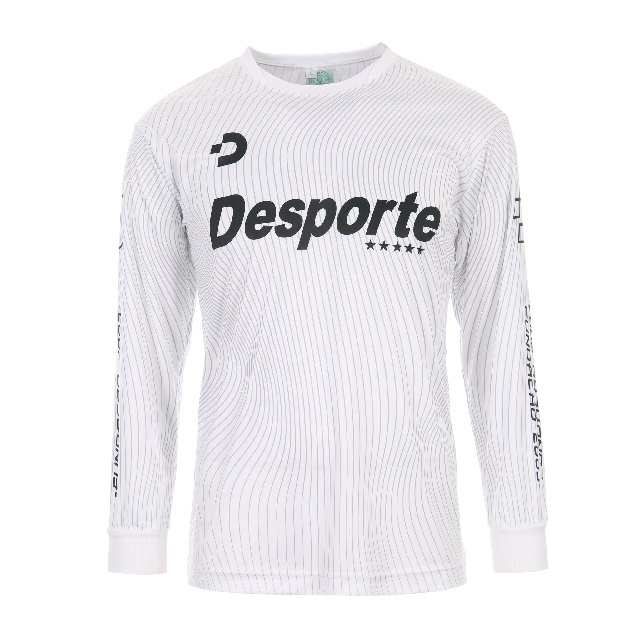 Desporte white long sleeve practice shirt DSP-BPS-36L